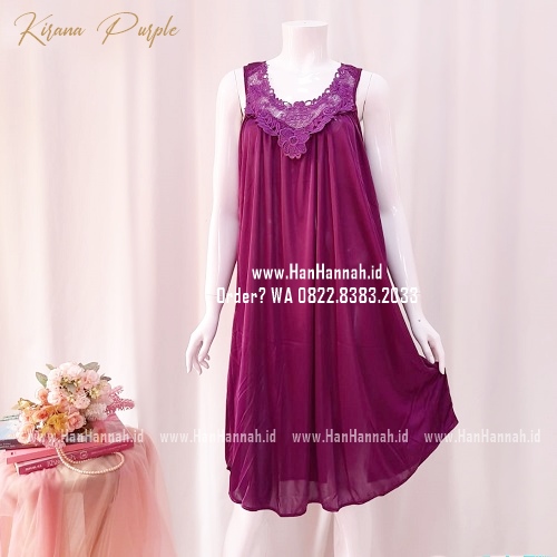 Silk Sleepwear M-XXL KIRANA Purple Sleepwear