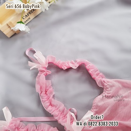 [BISA COD] Sexy Lingerie Kode: 656 BabyPink
