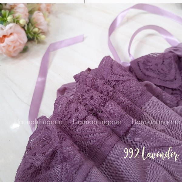 [BISA COD] Sexy Lingerie Kode: 992 Lavender