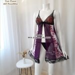[BISA COD] Sexy Lingerie Kode: 653 PurpleWhite